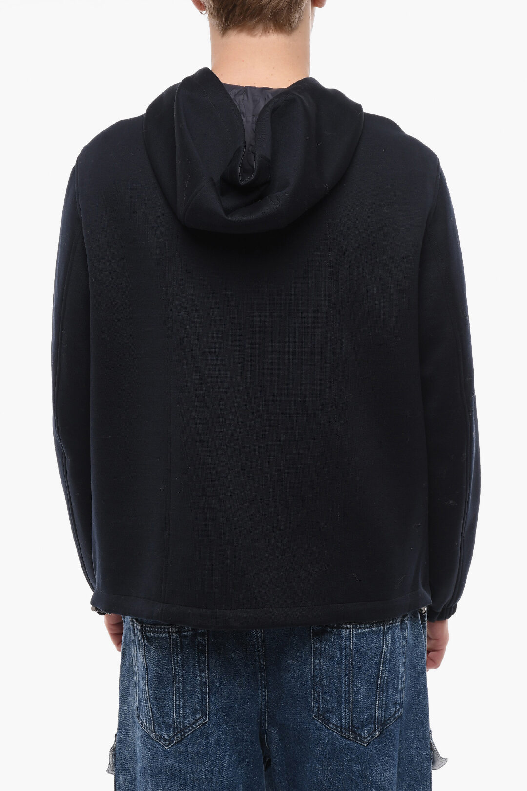 【関税込み】FERRAGAMO Hooded blouse fell off Salvatore Ferragamo Hooded Reversible Sweatshirt with Full