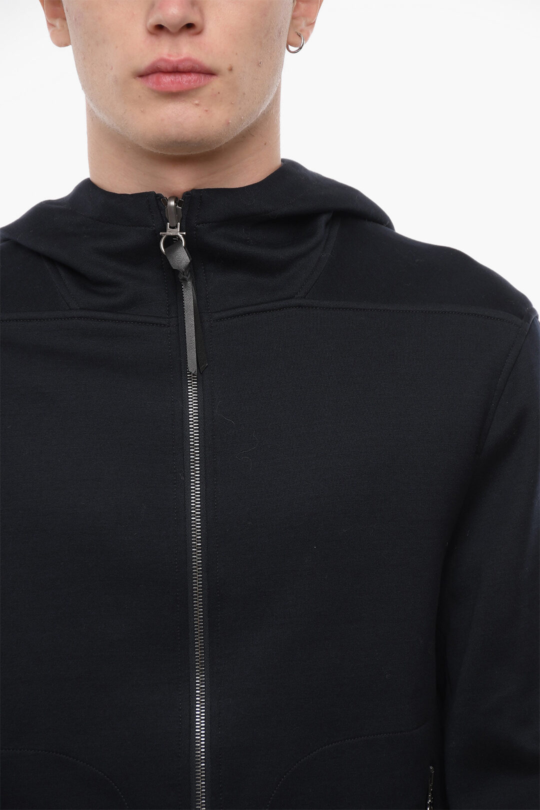 Salvatore Ferragamo Hooded Reversible Sweatshirt with Full
