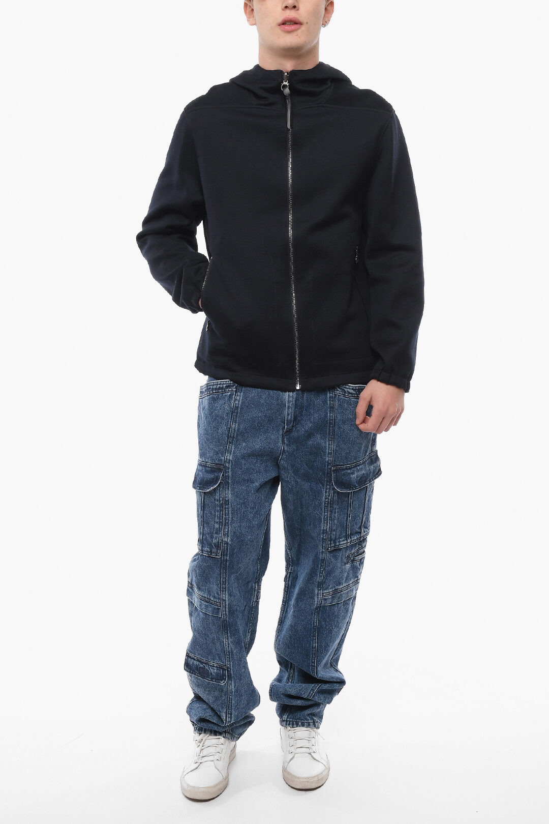 Salvatore Ferragamo Hooded Reversible Sweatshirt with Full