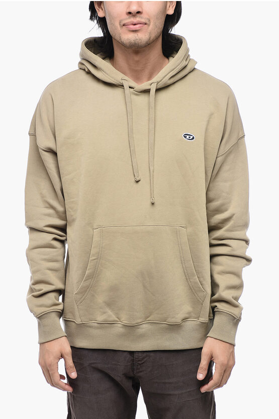 Shop Diesel Hooded S-rob-hood-doval Sweatshirt With Embroidered Logo