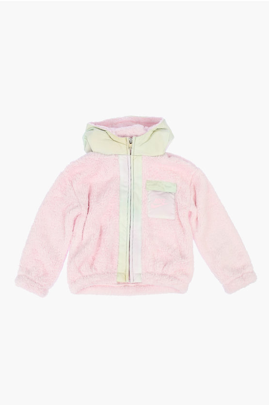 Hoodie Sherpa Sweatshirt Size 3-4 Y