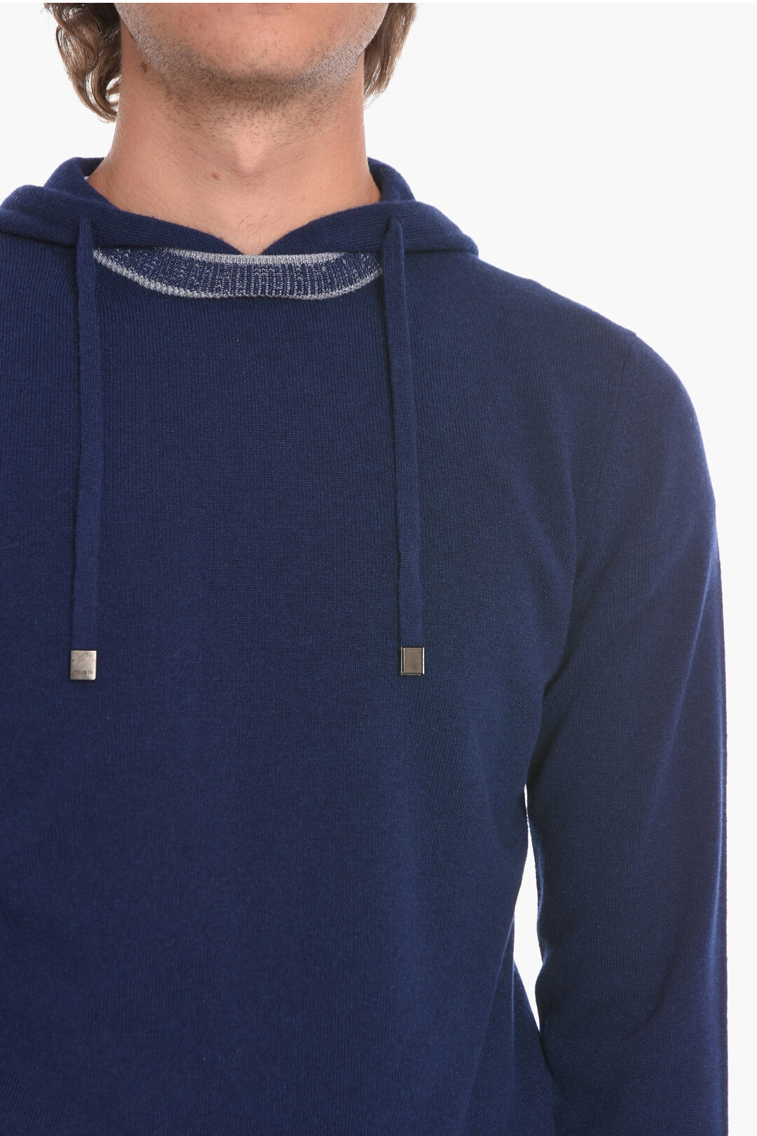 Hooded wool sweater mens hot sale