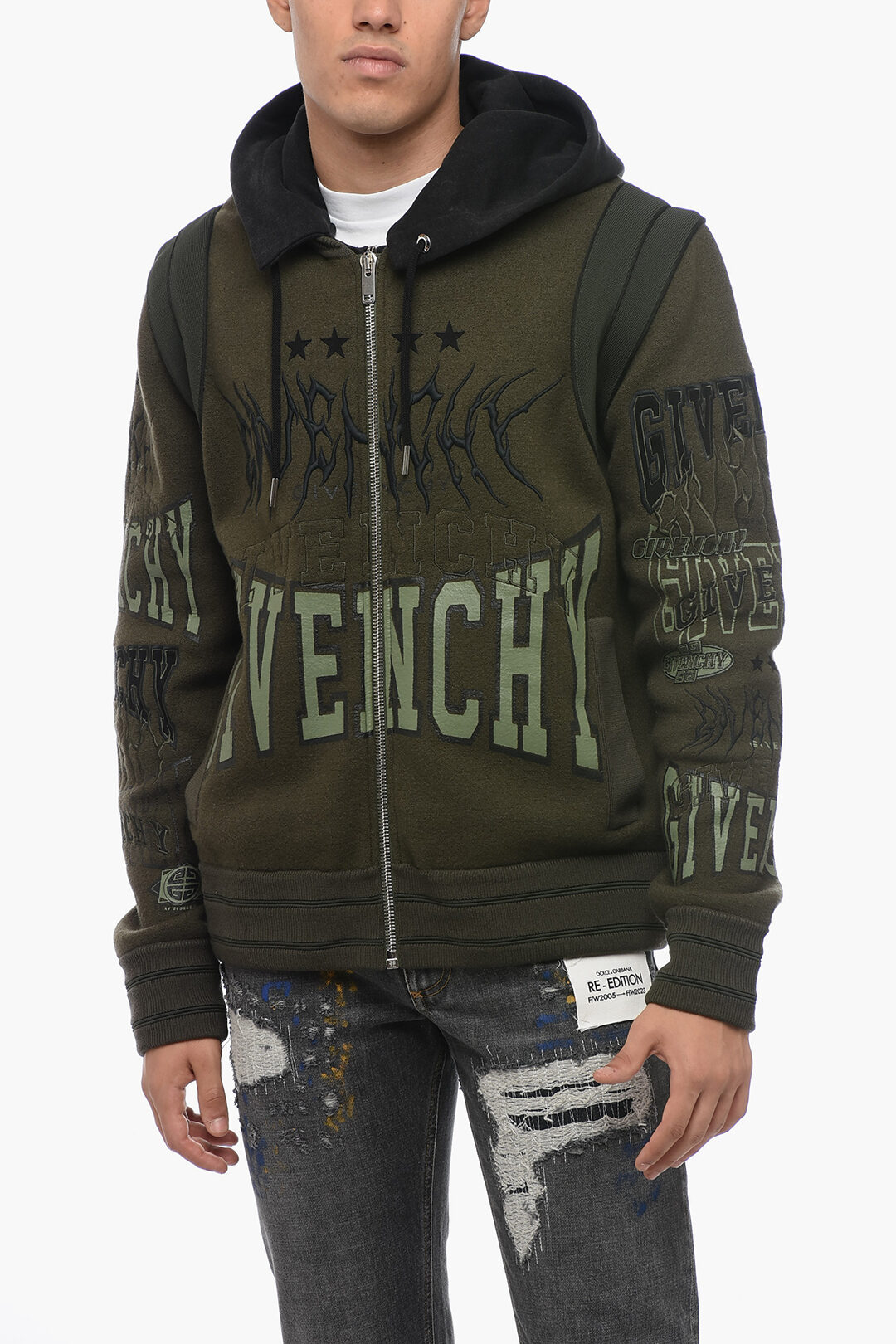 Kapuzenjacke Givenchy Strickjacke Herren Givenchy Hooded Wool