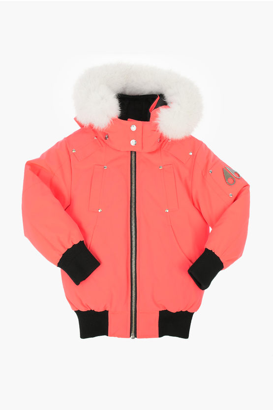 Moose Knuckles Hoodie Down Jacket girls - Glamood Outlet