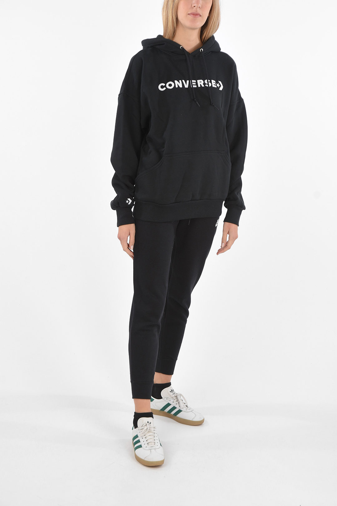 Converse Hoodie Emboroidered Sweatshirt - Glamood Outlet