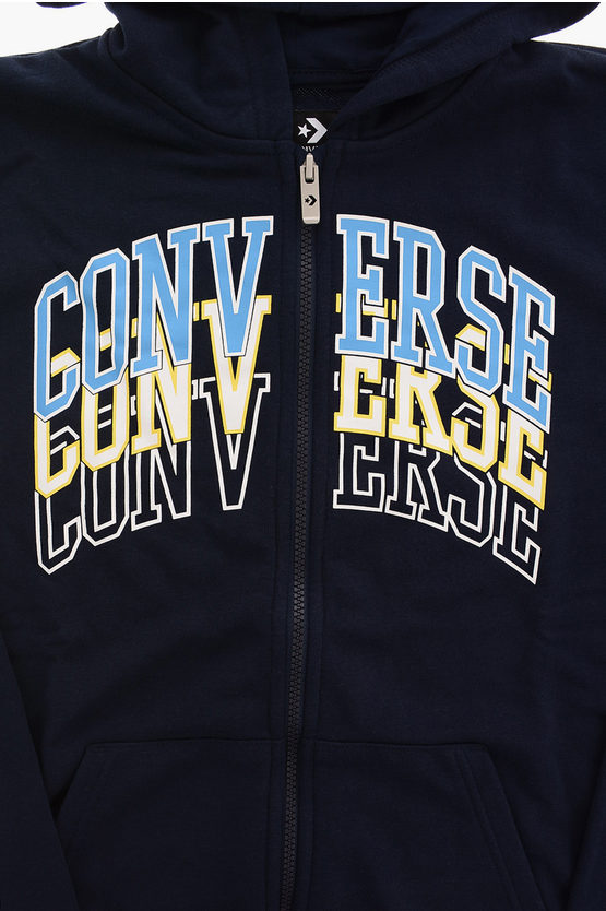 Hoodie Sweatshirt with Logo-Print