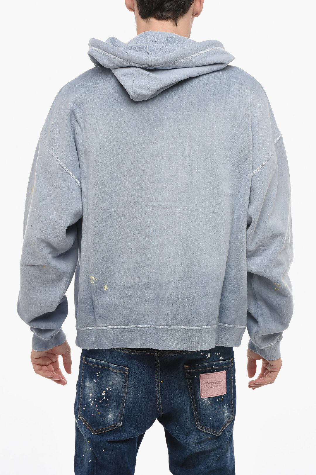 【関税込み】D SQUARED2 Marble Dyed jersey hoodie DSQUARED2 Marble Dyed jersey hoodie (D SQUARED2/パーカー