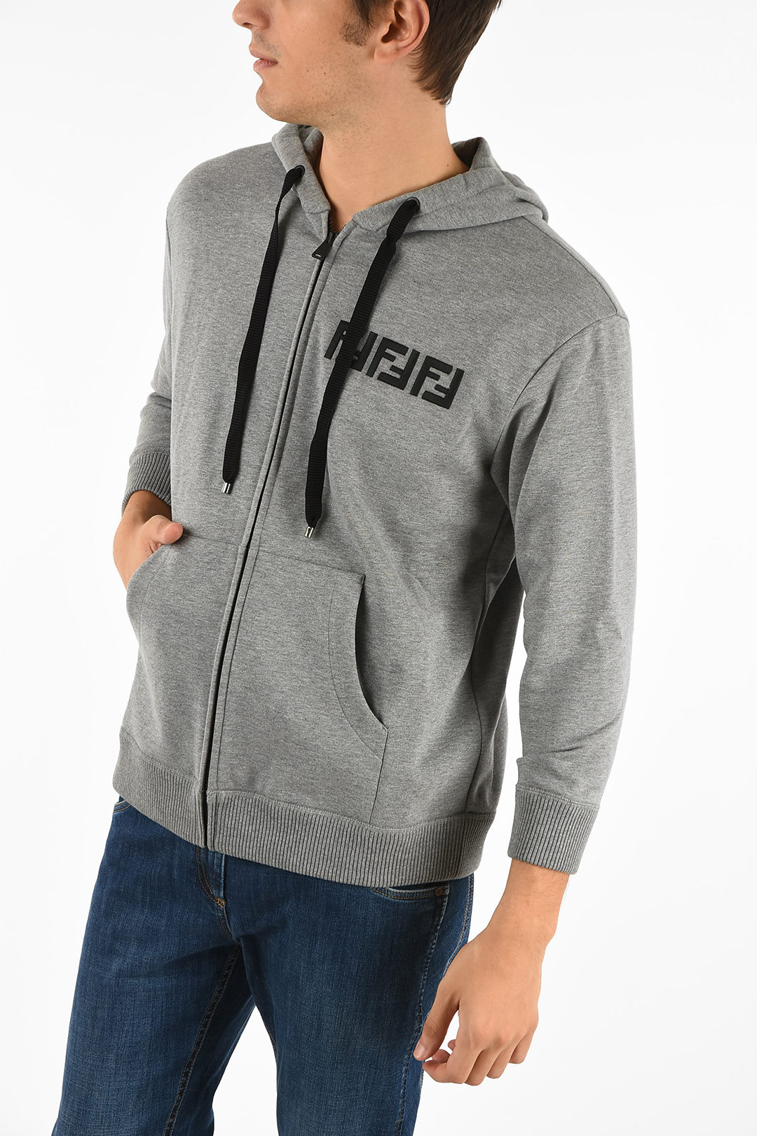 grey fendi hoodie