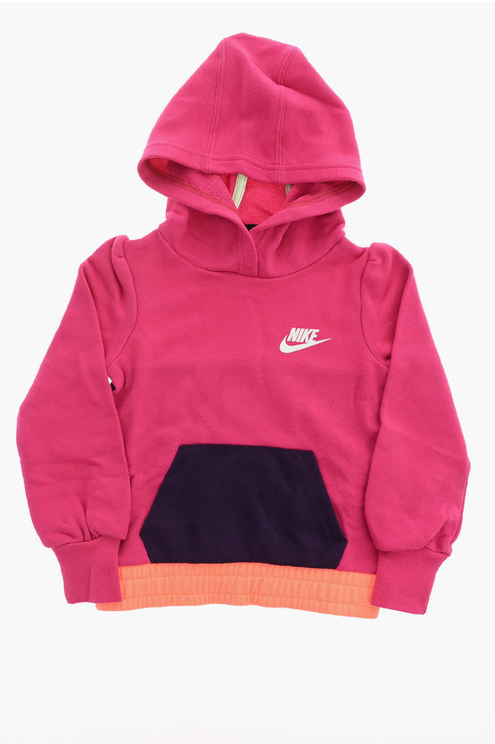 Nike Hoodie Sweatshirt In Pink