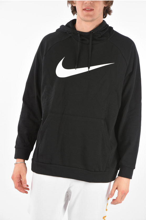 Nike Hoodie With Front Pocket In Black