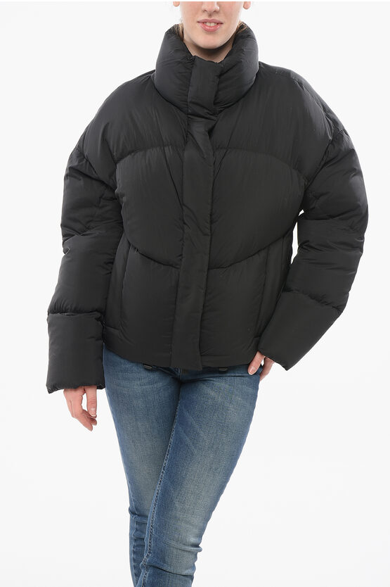 Bacon Hoodless New Order Down Jacket With Hidden Closure