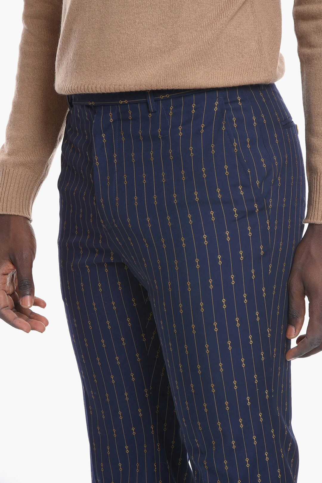 Gucci Horsebit Embroidered Pants men - Glamood Outlet
