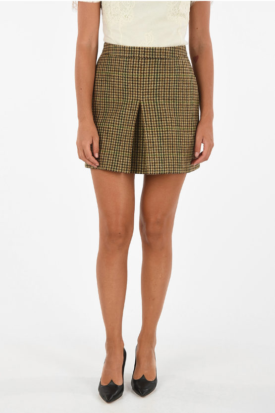 セリーヌ Celine Wool Mini Skirt CELINE 1950$ Black Mini Skirt - Triomphe - Wool Flannel | eBay