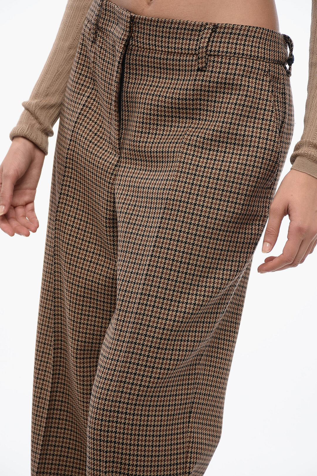 【関税込み】prada Houndstooth pants PRADA Houndstooth check pants P229HG_13GO_F0005_S_232