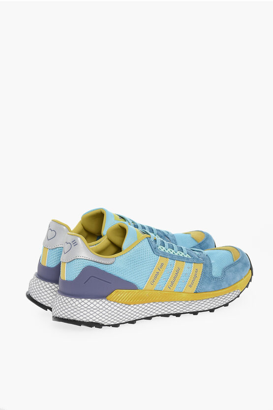 Adidas HUMAN MADE Low-Top QUESTAR Sneakers With Rubber Soles 