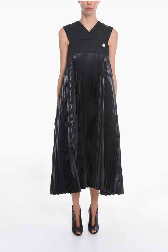 Moncler HYKE Pleated Midi Dress women - Glamood Outlet