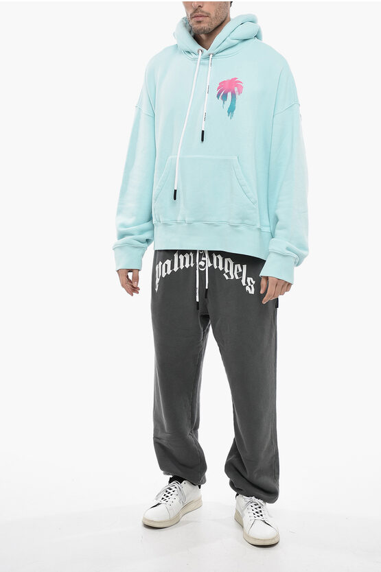 Palm Angels I LOVE PALM Hoodie Sweatshirt with Graphic Print