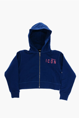 Dsquared2 Kids SPORT EDTN.08 Cropped Hoodie girls - Glamood