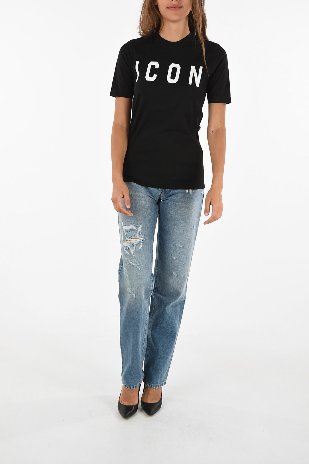 Maglietta Icon Dsquared2 Donna Dsquared2 ICON Printed RENNY