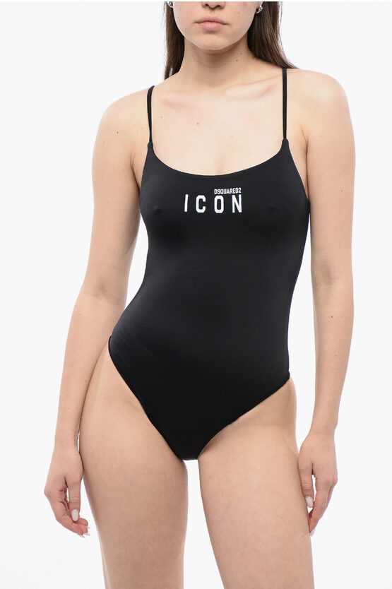 Dsquared2 Logo-print Stretch-design One-piece