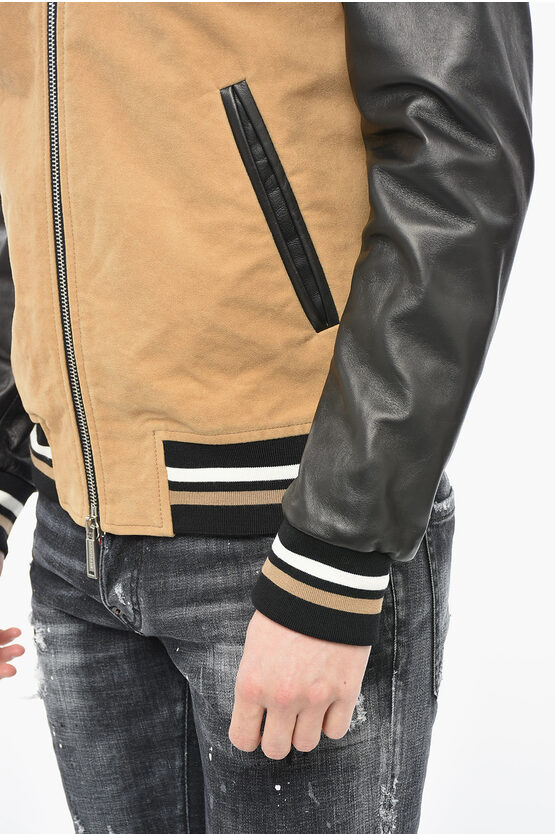 ジャケット・アウター COACH Beige Leather Jacket XS COACH Beige Leather Jacket XS