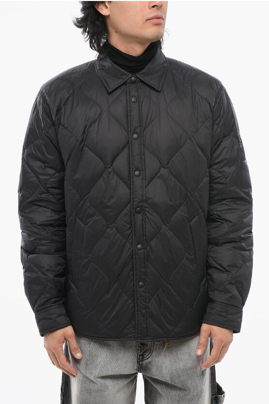 Rag & Bone Icons Quilted Overshirt With Snap Buttons
