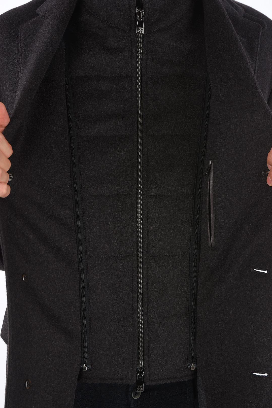 atorakushon Sari pieghevole in tessuto copre indumenti vestiti borsa portaoggetti organizer guardaroba con doppia chiusura a zip per Lehenga Suit Dress accessori 4 pezzi marrone