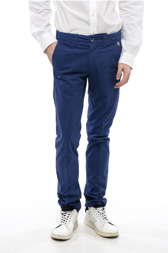 Corneliani Id Linen And Cotton-blended Pants