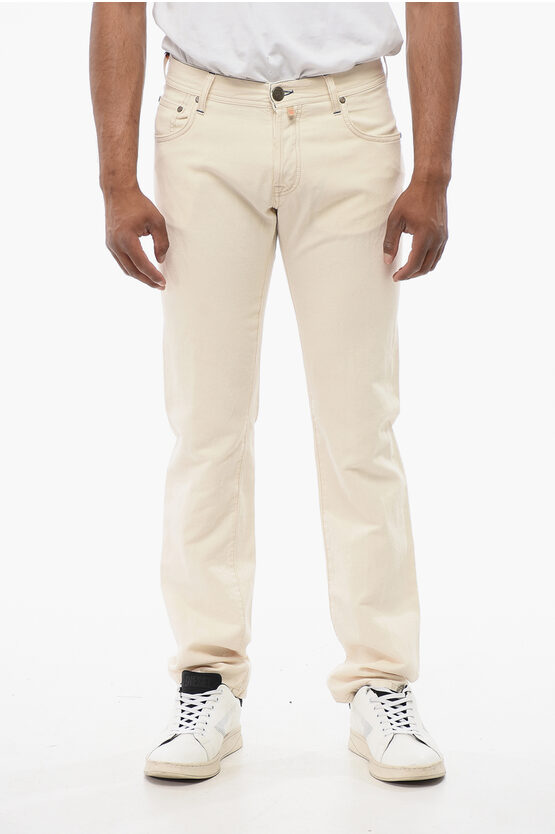 Corneliani Id Regular Waist Cotton Stretch 5 Pockets Pants With 4-butto