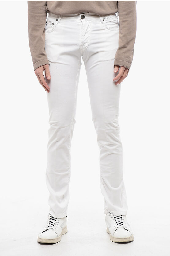 Corneliani Id Cotton Stretch Lazisefix 5 Pockets Pants With Belt Loops