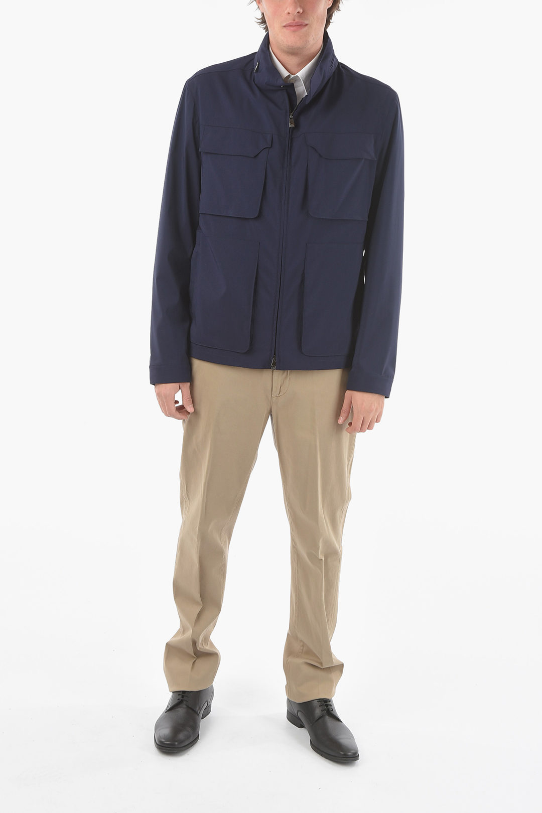 Corneliani ID Heated Utility Jacket with Extractable Hood men Glamood