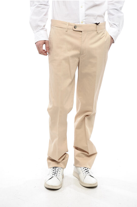 Corneliani Id Identity Chino Pants In Neutral