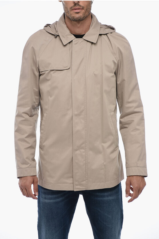 Shop Corneliani Id Lightweight Jacket With Concealed Closure