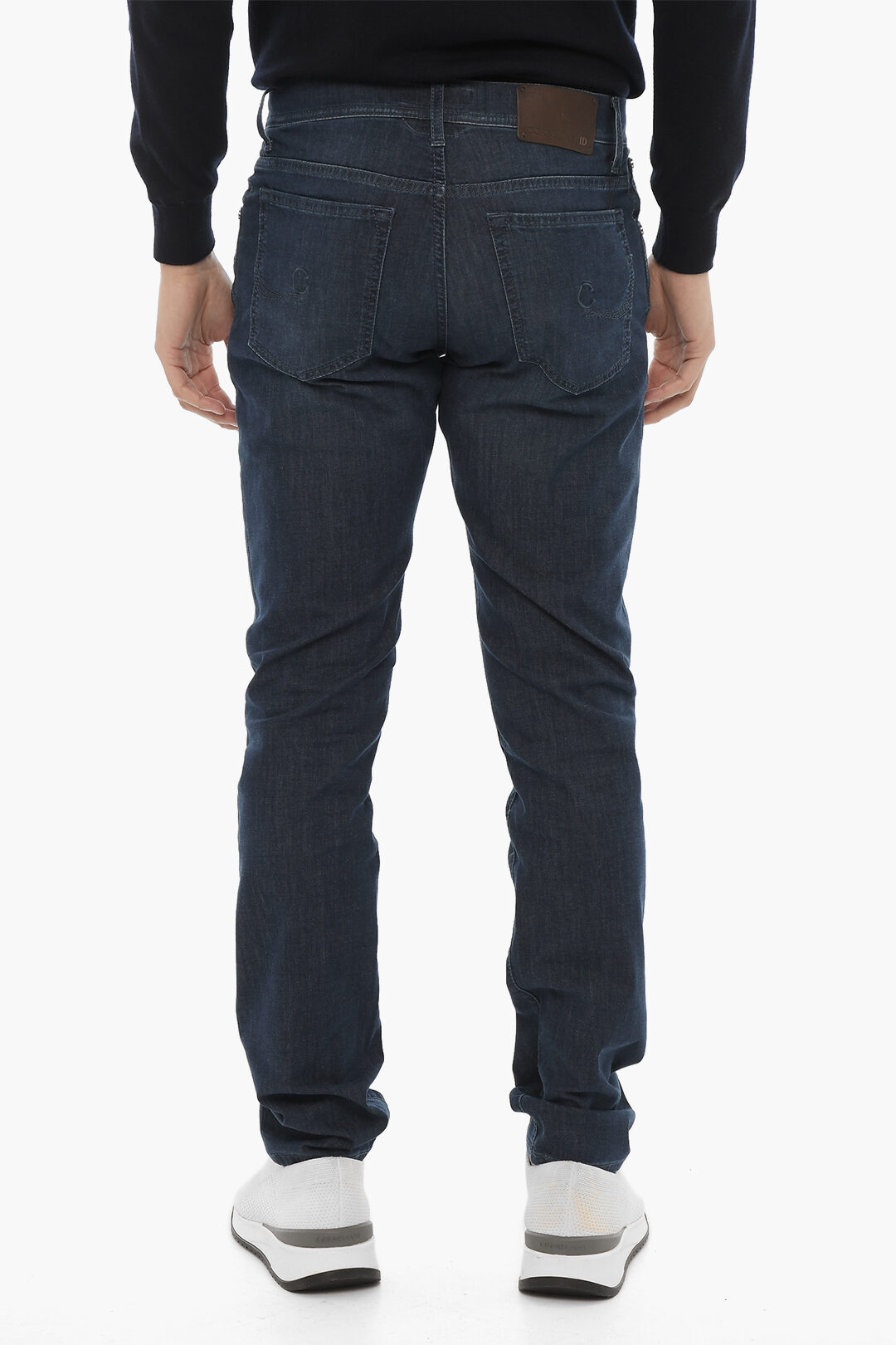 Corneliani ID LUXURY DENIM Dark-washed Jeans with 5 Pockets 17cm men -  Glamood Outlet