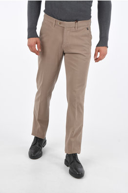 Mens Trousers Brown Slacks and Chinos Corneliani Trousers Slacks and Chinos Corneliani Leather Trouser in Dark Brown for Men 