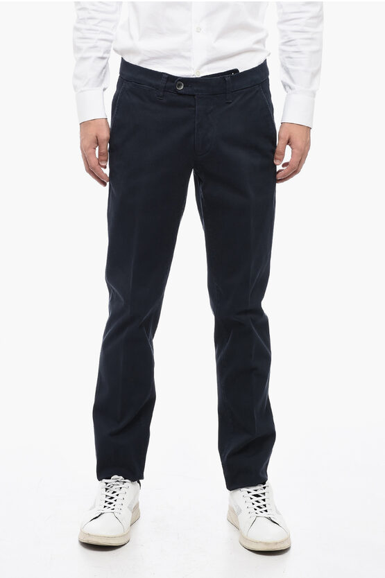 Shop Corneliani Id Regular Fit Chino Pantaloni