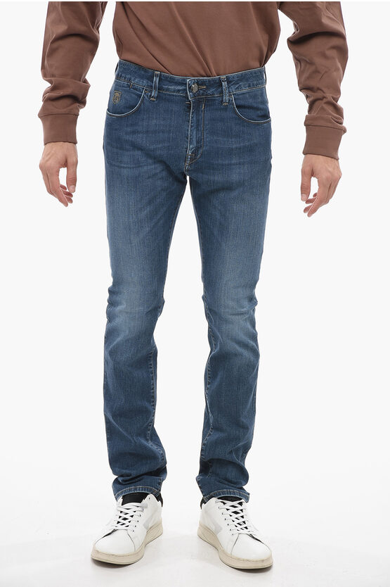 Corneliani Id Regular Waist Regular Fit Jeans 17cm