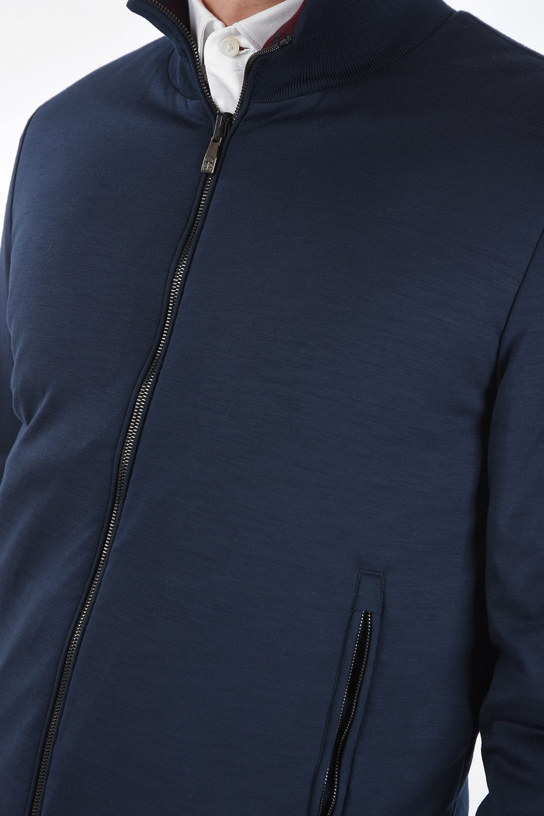 Corneliani ID Reversible Virgin Wool Bomber Jacket men - Glamood Outlet