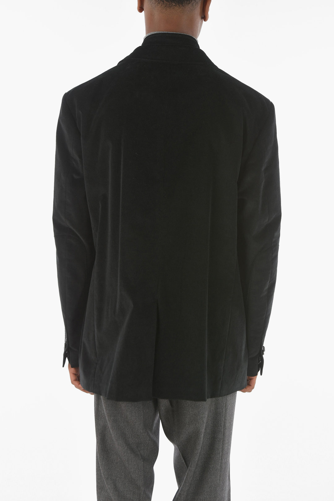 Corneliani ID Ribbed Velour IDENTITY Blazer with Removable Chest Piece ...