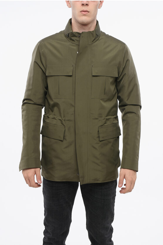Corneliani Id Sahariana Jacket With Utility Pockets
