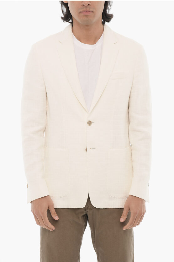 Corneliani Id Side Vents Notch Lapel Identity 2-button Blazer