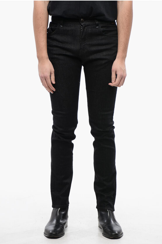 Corneliani Id Stretch Cotton Regular Fit Denims 16 Cm