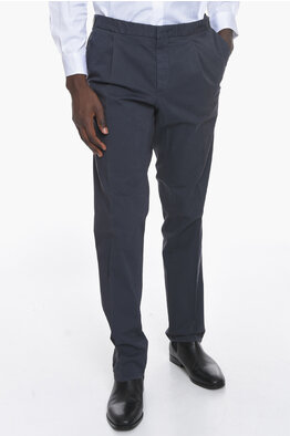 CC COLLECTION CORNELIANIダークストライプ スーツ50 Corneliani CC COLLECTION Double Split RIGHT Pinstriped Suit