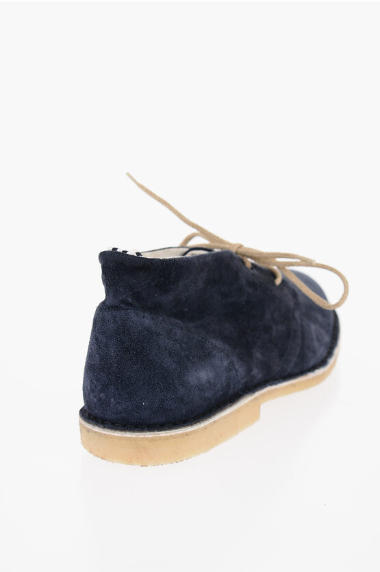 ID Suede Desert Boots with Crepe Sole