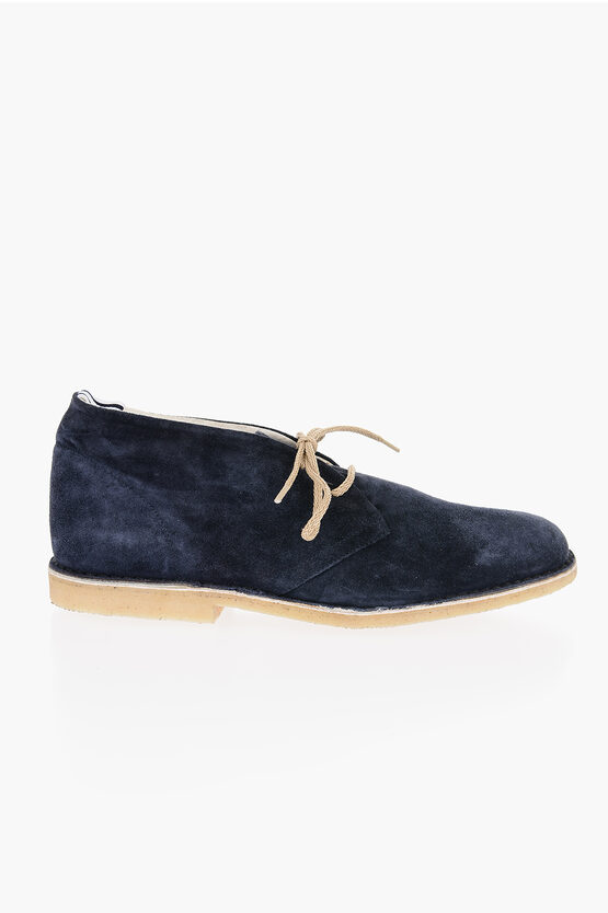 ID Suede Desert Boots with Crepe Sole