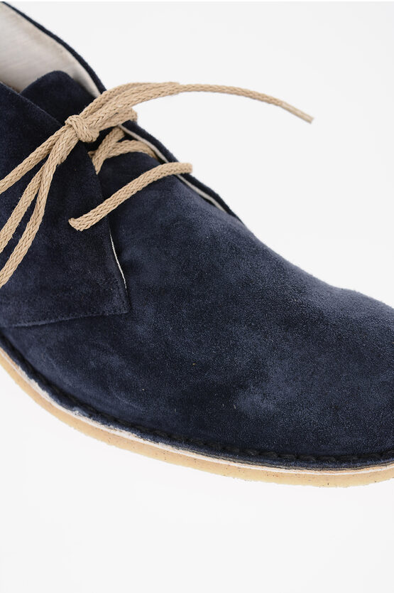 ID Suede Desert Boots with Crepe Sole
