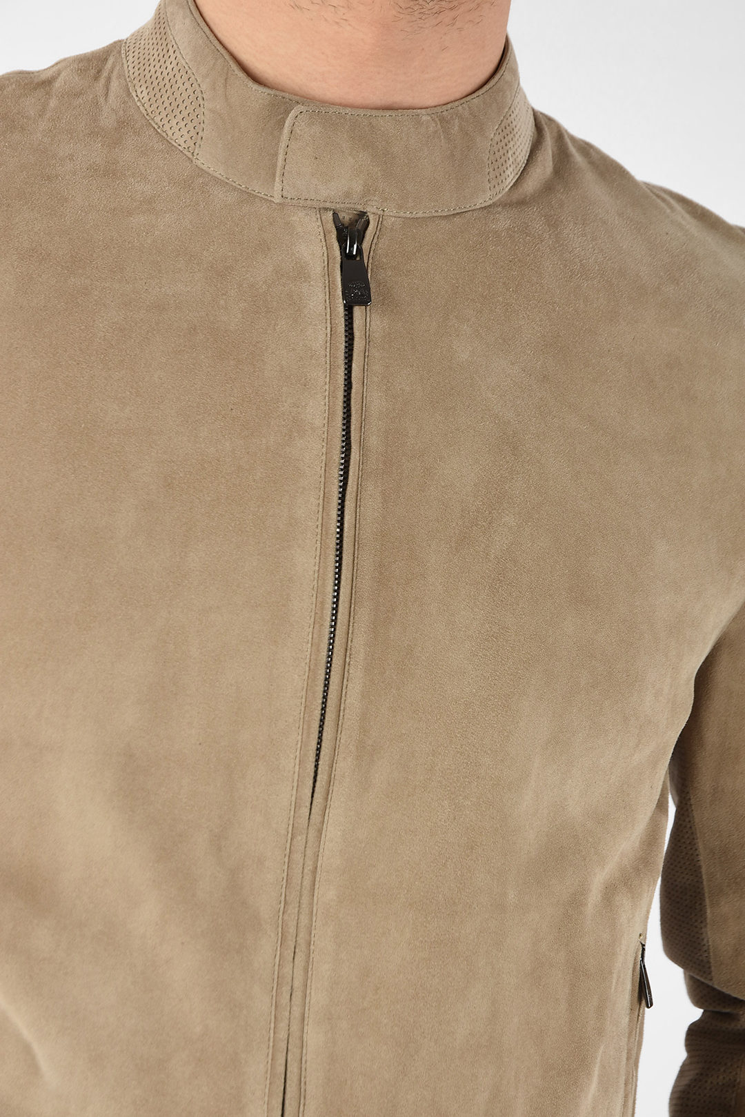 corneliani suede jacket