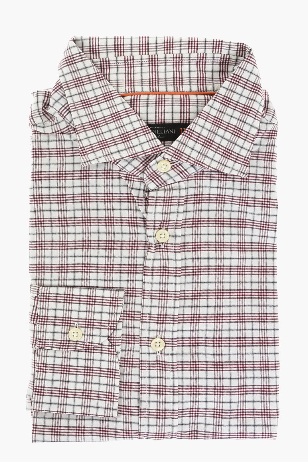 Corneliani ID Tattersall Cotton Shirt 
