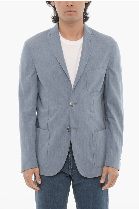 Corneliani Id Unlined Identity 2-button Blazer