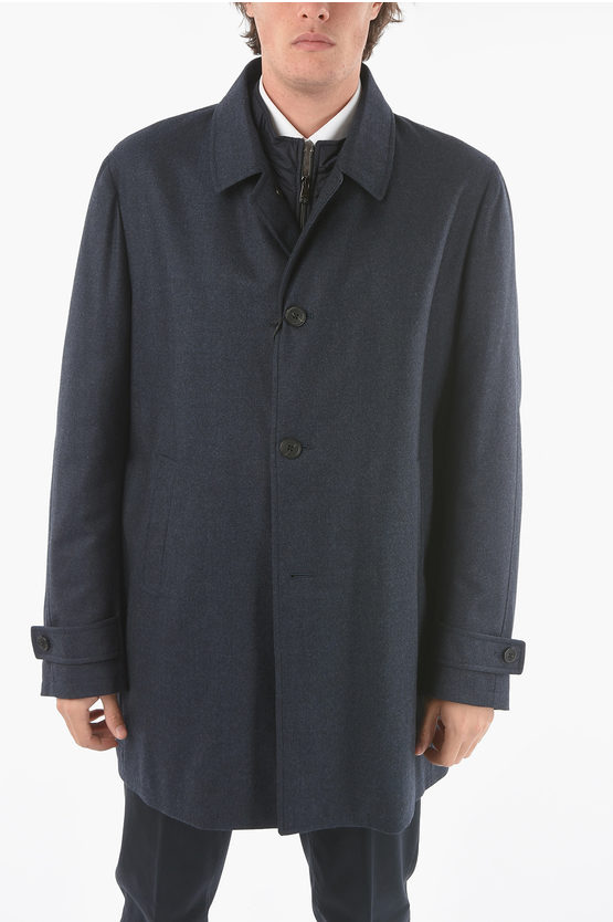 Padded Balmacaan | Black